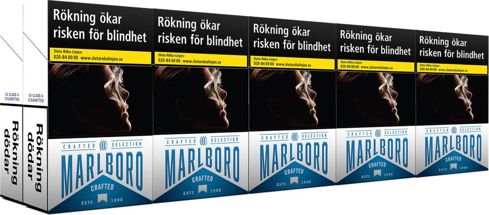 Marlboro Crafted Blue KS Cigaretter Limpa