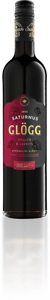 Saturnus 1893 Glögg Hallon Lakrits Alkoholfri 0%
