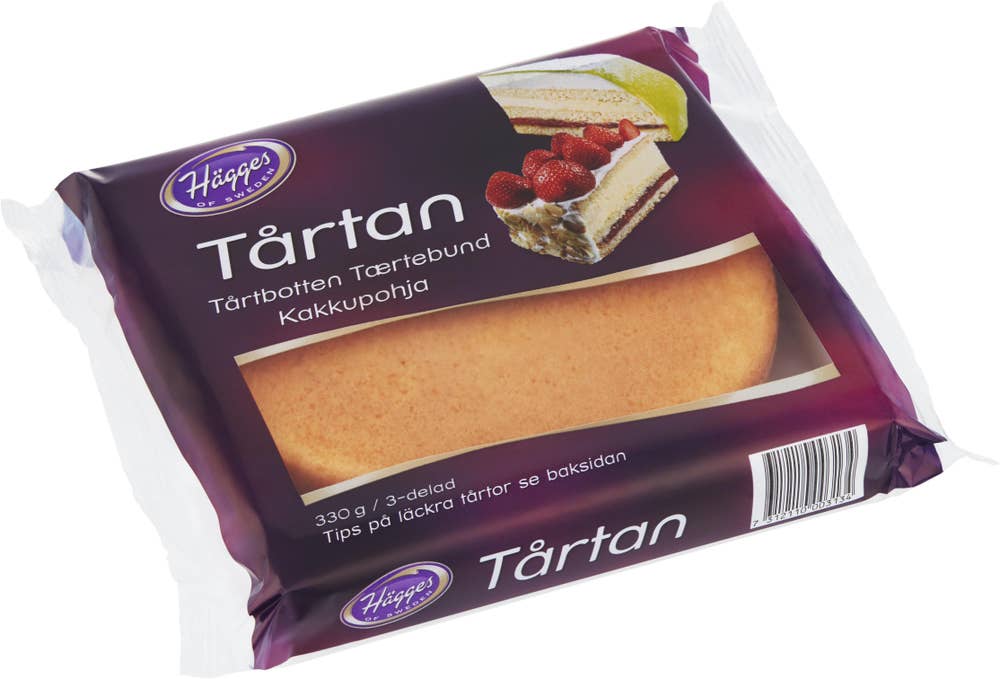 Hägges Tårtbotten 3-Delad