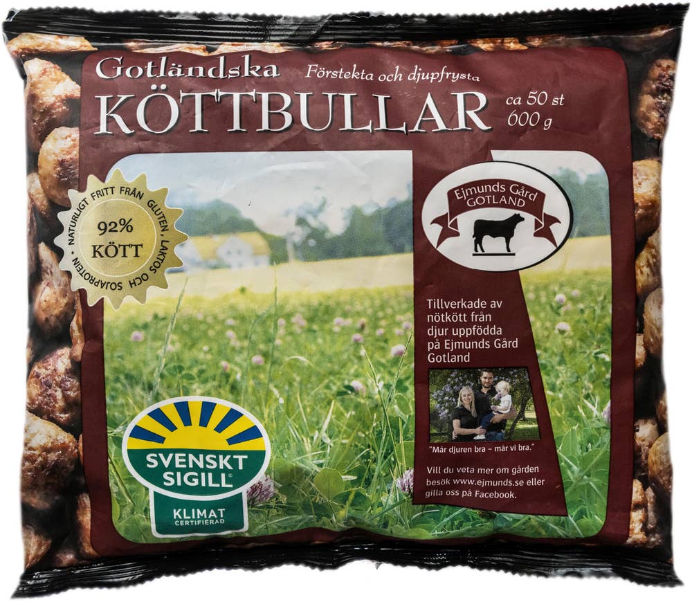 Ejmunds Gård Köttbullar Gotland Frysta Ejmunds Gård