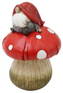 Hedlundgruppen Tomtenisse på Svamp 13cm