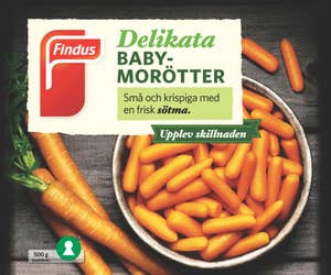 Findus Babymorötter Frysta
