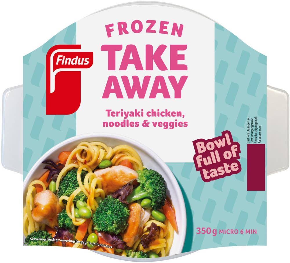 Findus Take Away Kyckling Teriyaki Fryst