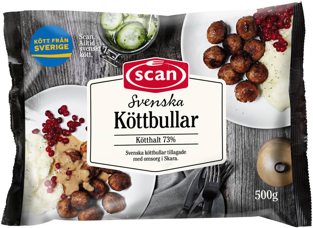 Scan Svenska Köttbullar Fryst