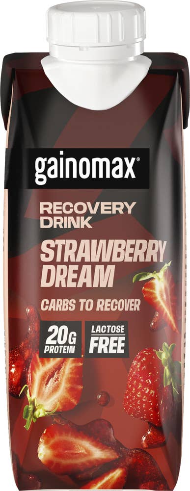 Gainomax Proteindryck Recovery Strawberry Dream