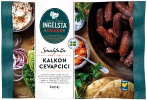 Ingelsta Kalkon Kalkoncevapcici Fryst
