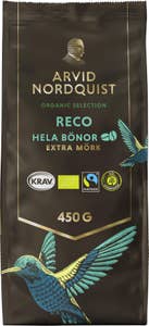 Arvid Nordquist Selection Reko Hela Kaffebönor Extra Mörk EKO/KRAV Fairtrade