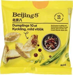 Beijing8 Dumpling Kyckling & Mild Vitlök Fryst 10-p