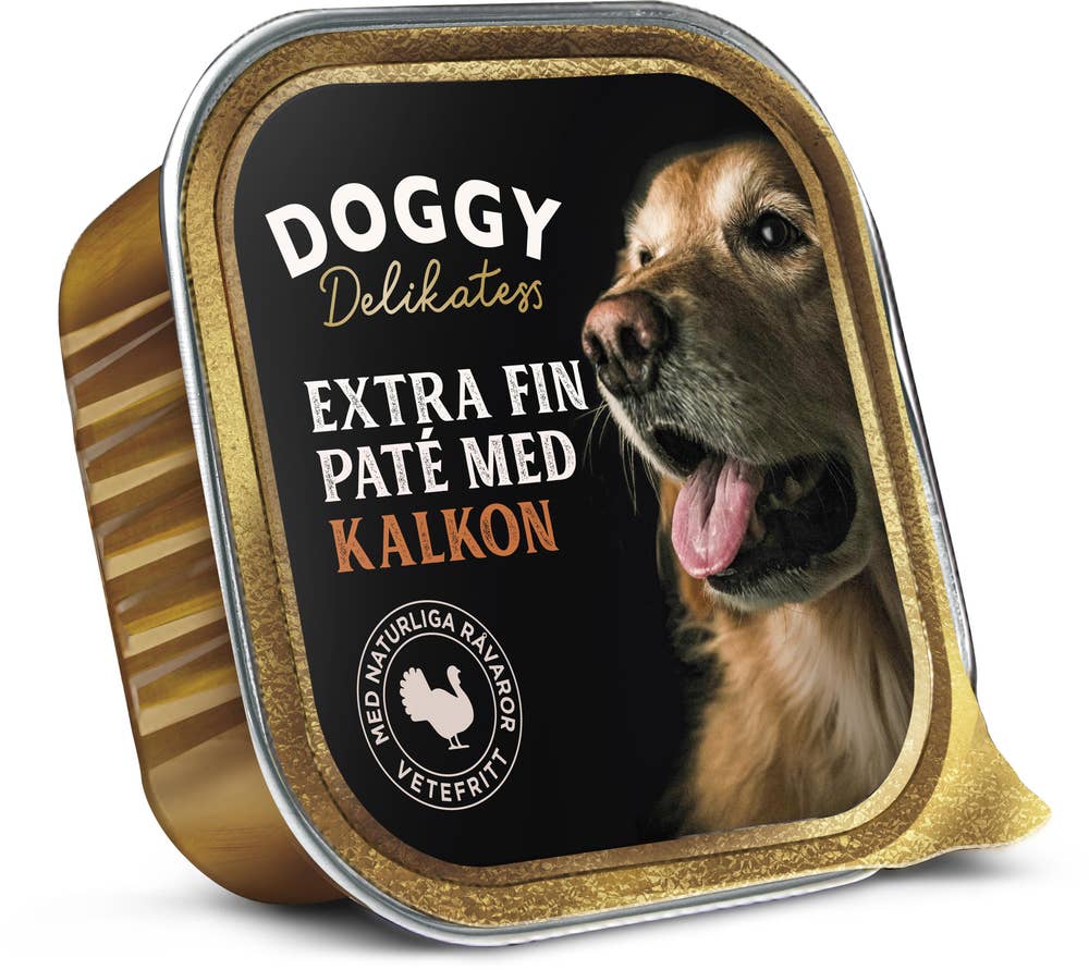 Doggy Delikatess Paté med Kalkon