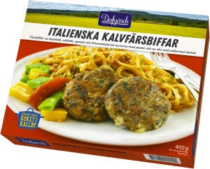Dafgårds Italienska Kalvfärsbiffar Fryst