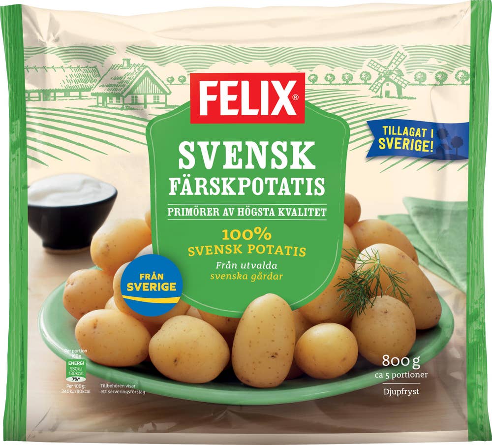 Felix Färskpotatis Svensk Fryst
