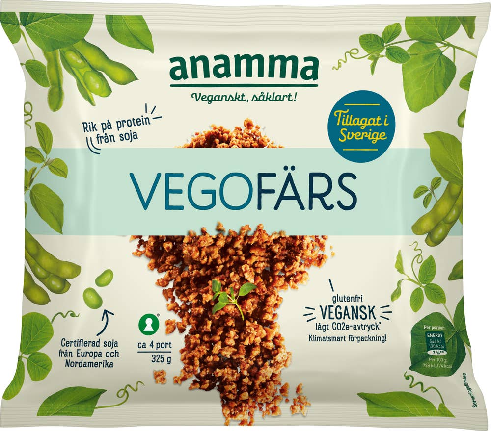Anamma Vegofärs Glutenfri Fryst Anamma
