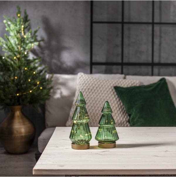 Star Trading Glasdekoration Verde 20cm