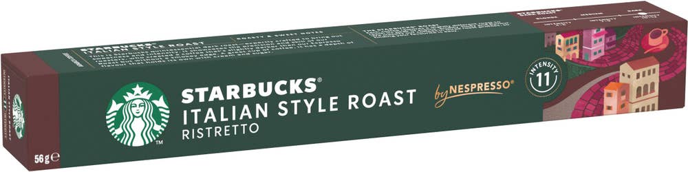 STARBUCKS Italian Style Roast 11 Kaffekapslar