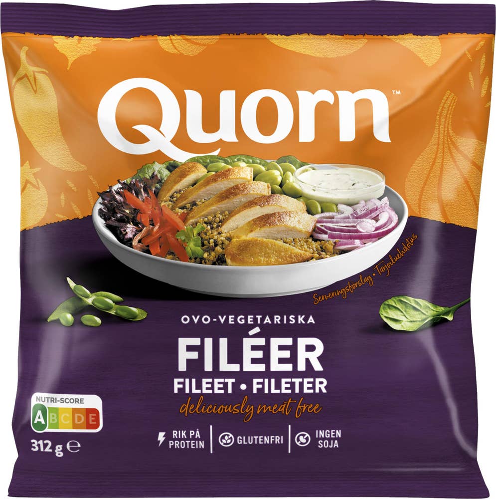 Quorn Vegetariska Filéer Frysta