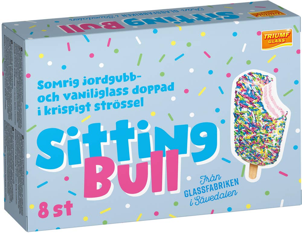 Triumf Glass Glasspinnar Sitting Bull