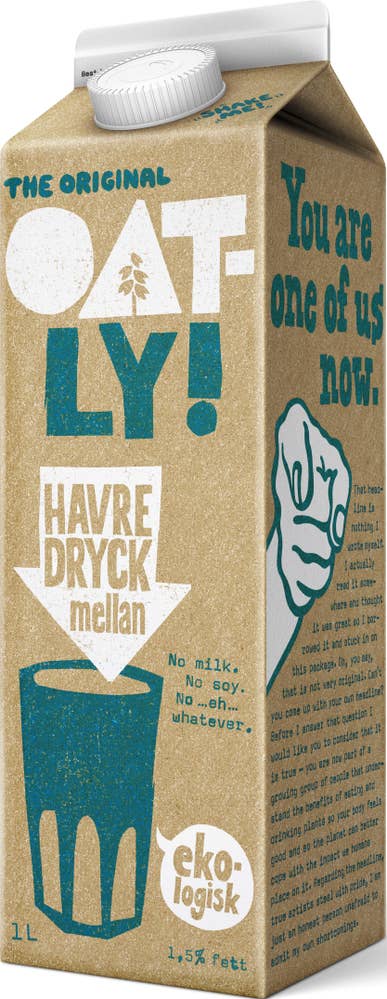 Oatly Havredryck Färsk EKO/KRAV 1,5%