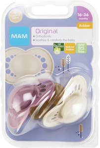 MAM Napp Original Natural Rubbeer 16-36M