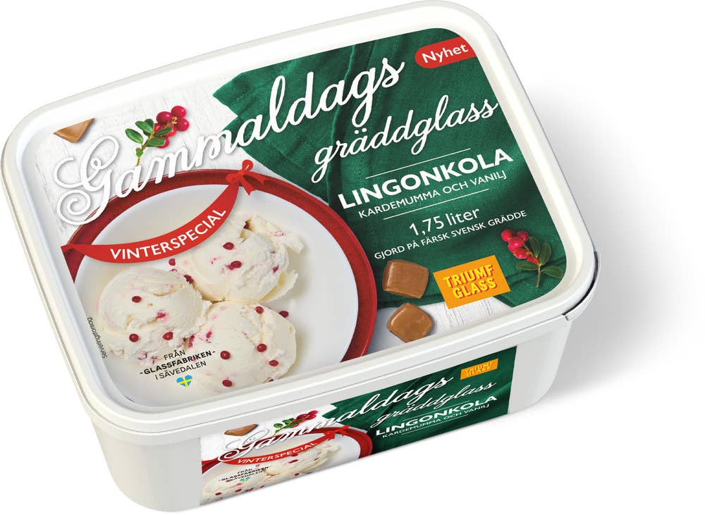 Triumf Glass Glass Lingonkola