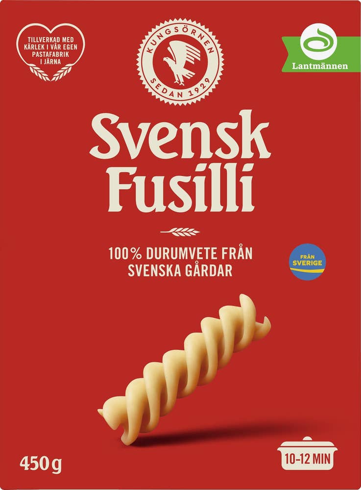 Kungsörnen Fusilli Svensk Durum