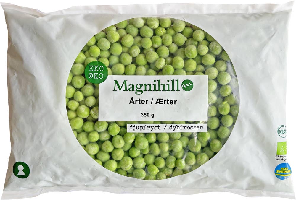 Magnihill Ärter Frysta EKO/KRAV