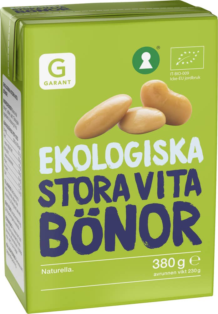Garant Eko Stora Vita Bönor EKO