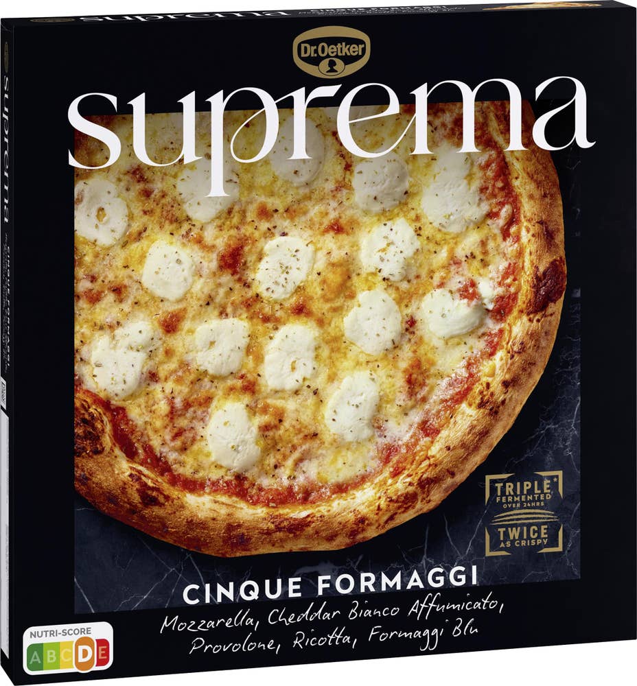 Dr.Oetker Pizza Suprema Cinque Formaggi Fryst