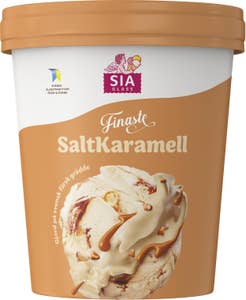 SIA Glass Finaste SaltKaramell Gräddglass