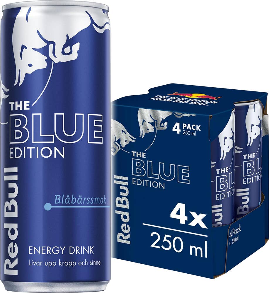 Red Bull Energidryck Blåbär 4x250ml Red Bull