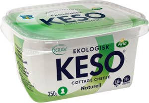 KESO® Cottage Cheese Naturell 4% EKO/KRAV