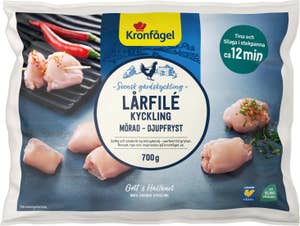 Kronfågel Kycklinglårfilé Fryst