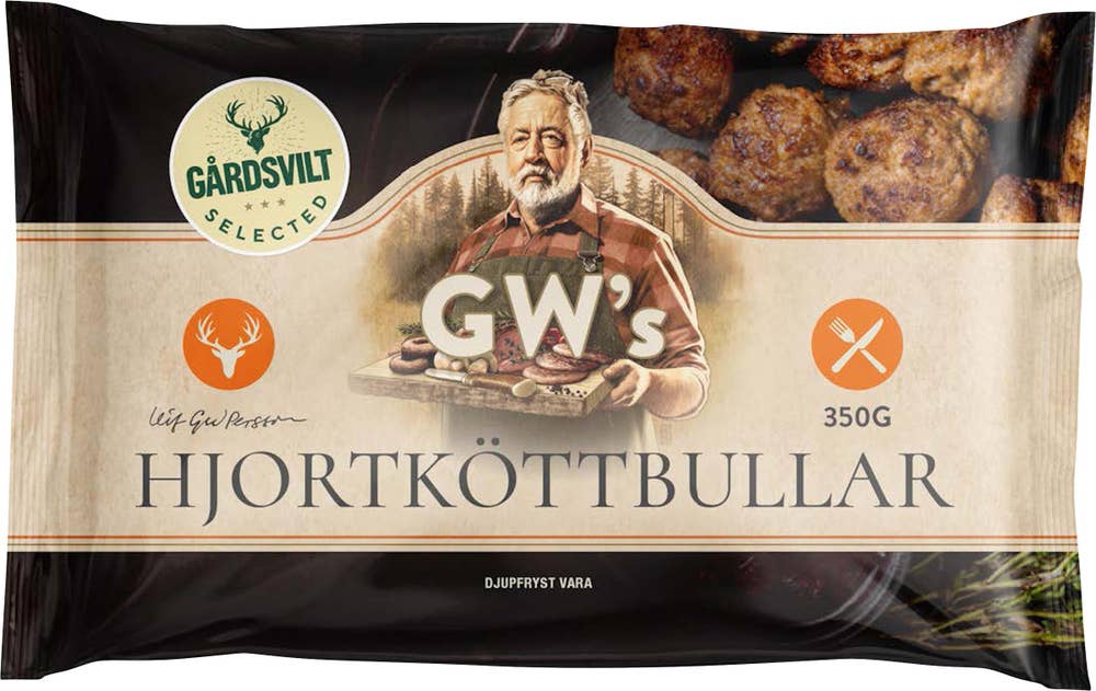 Gårdsvilt GW:s Hjortköttbullar Fryst