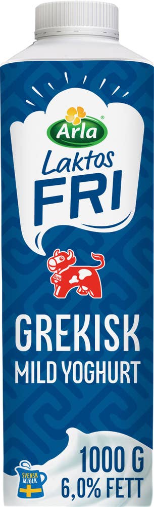 Arla Ko® Grekisk Yoghurt Laktosfri 6% Naturell