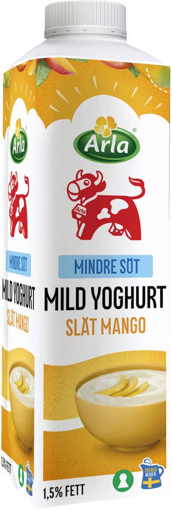 Arla Ko® Mild Yoghurt Mango Lättsockrad 1,5%