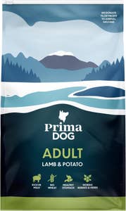 PrimaDog Torrfoder Lamm & Potatis för Vuxna Hundar