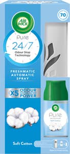 Air Wick Starterkit Automatisk Doftspray Soft Cotton