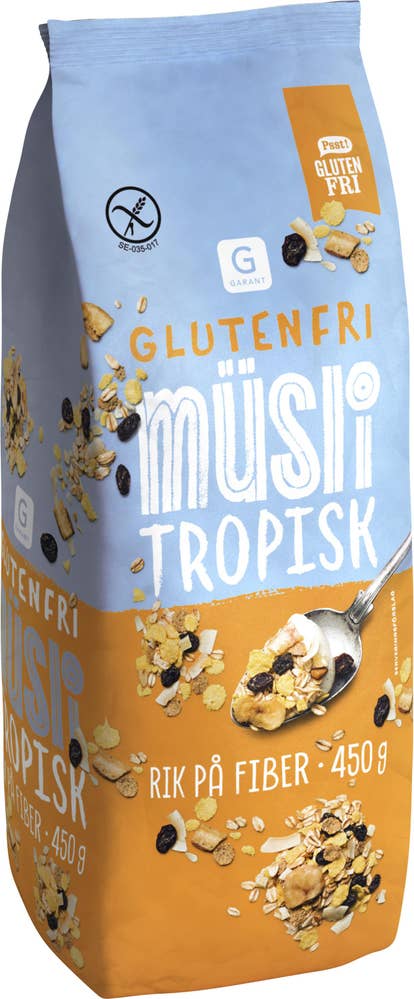 Garant Müsli Tropisk Glutenfri
