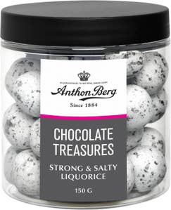 Anthon Berg Chokladdragéer Stark & Salt Lakrits