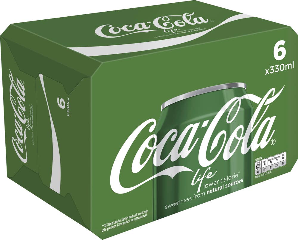 Coca-Cola Life 6x