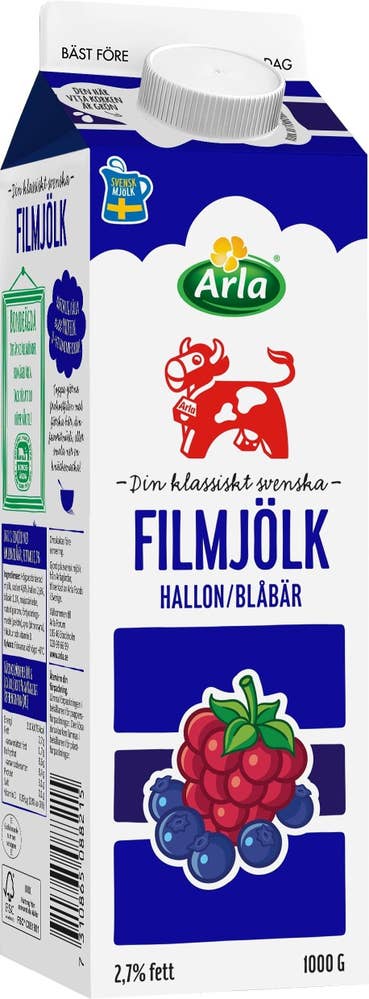 Arla Ko® Filmjölk Blåbär & Hallon 2,7%