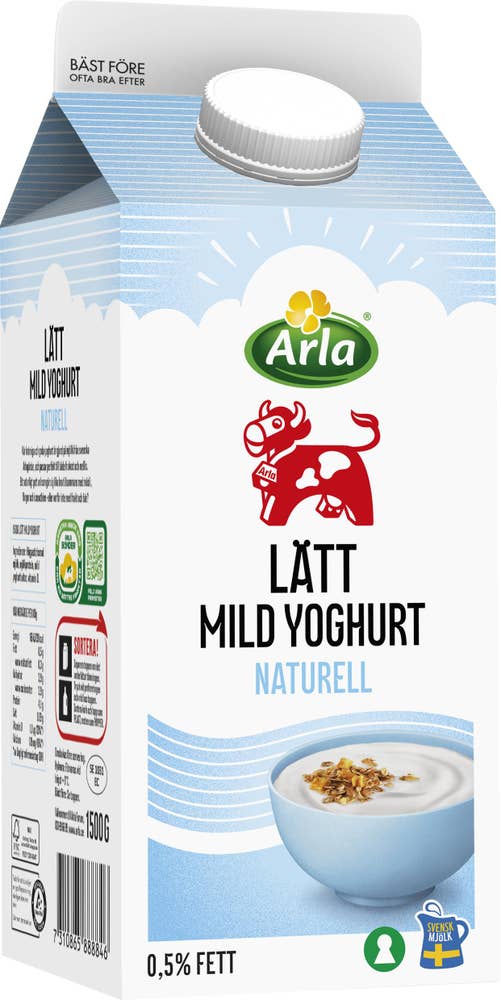 Arla Ko® Yoghurt Lätt Mild 0,5% Naturell