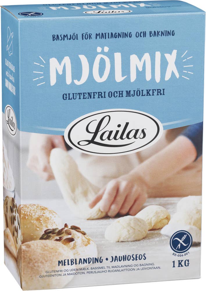 Lailas Mjölmix Glutenfri 1kg Lailas