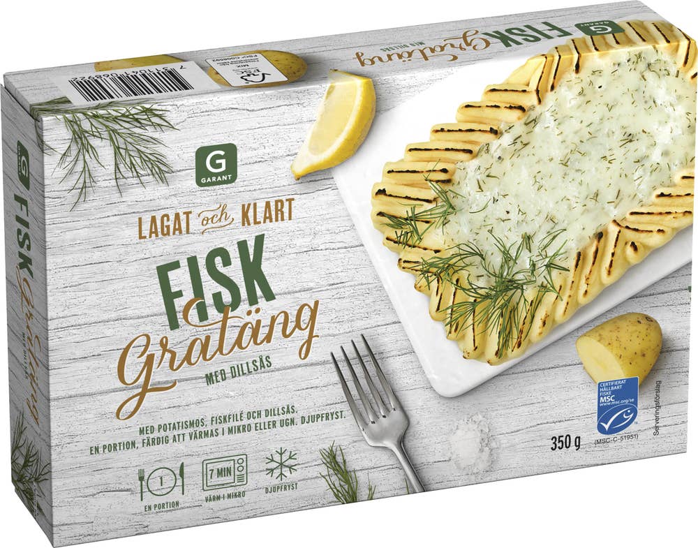 Garant Fiskgratäng Dillsås Fryst MSC