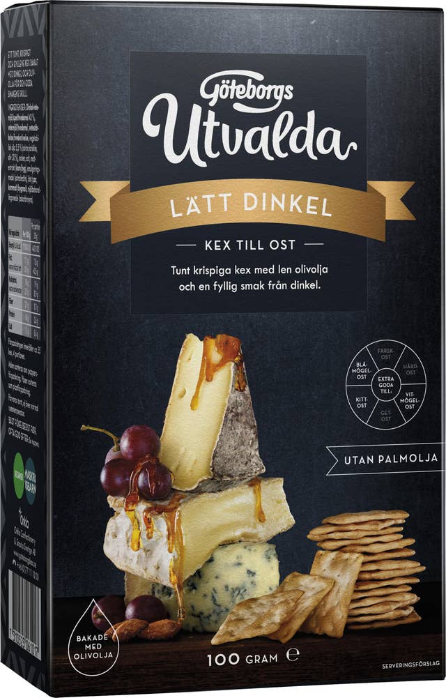 Göteborgs Utvalda Utvalda Lätta Dinkelkex Göteborgs Kex