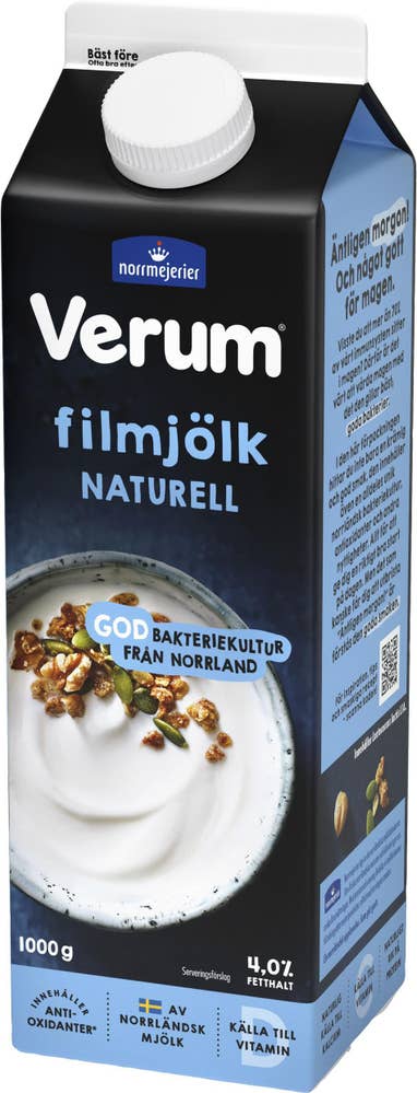 Verum Filmjölk Naturell 4%