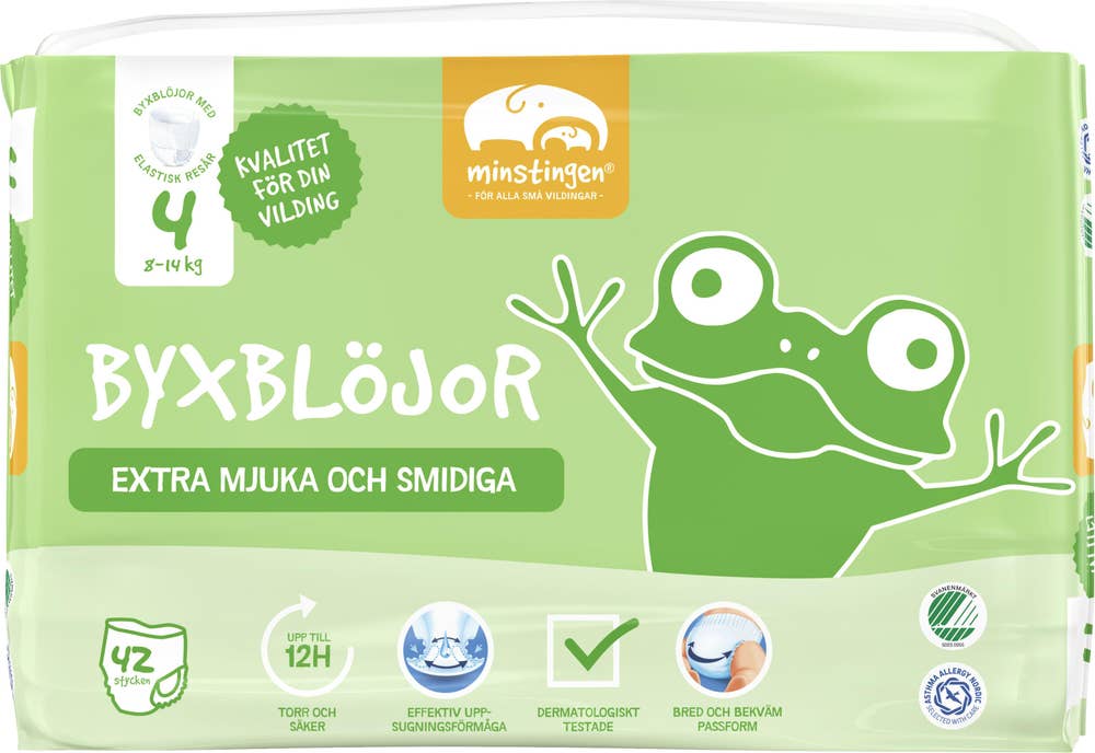 Minstingen Byxblöjor 8-14Kg