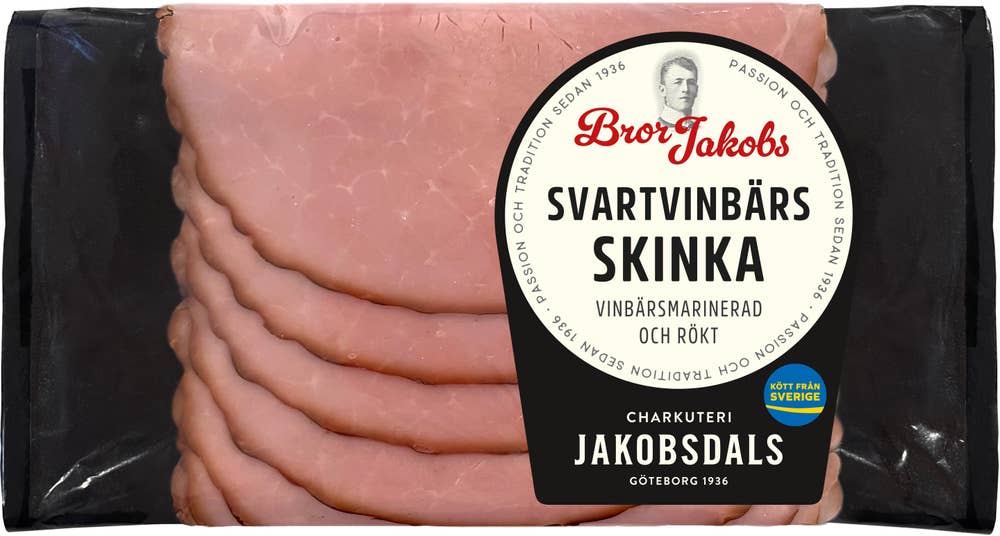 Jakobsdals Bror Jakobs Svartvinbärsskinka