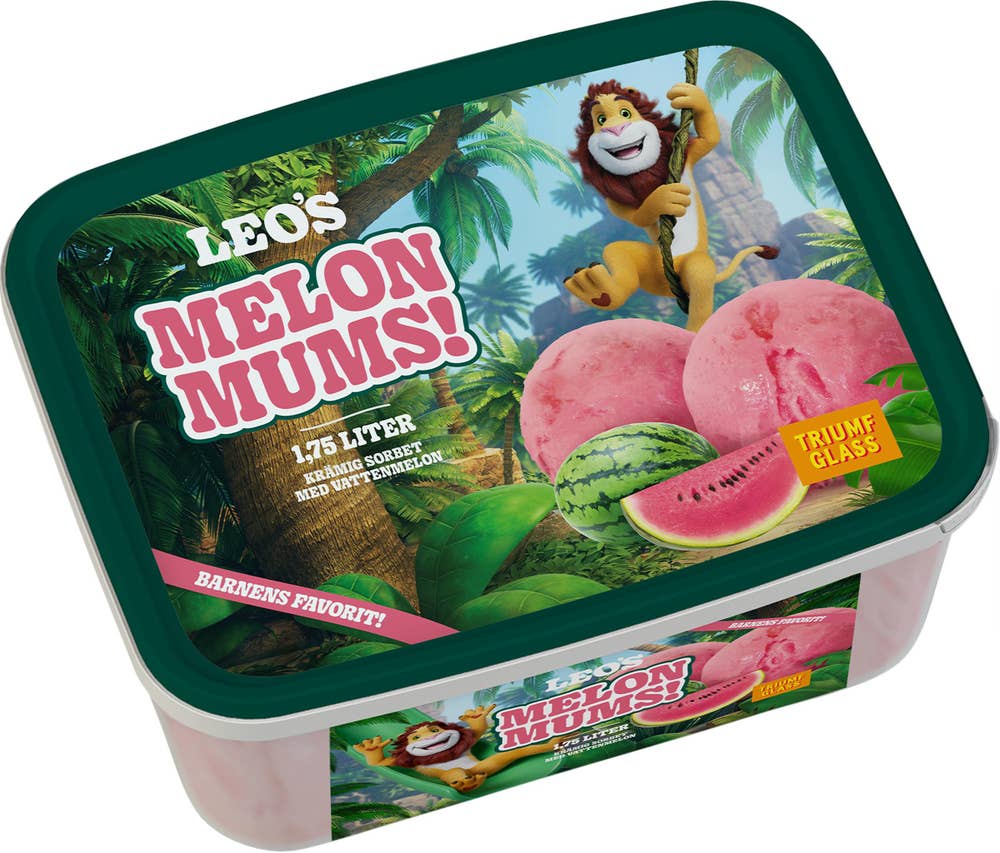 Triumf Glass Sorbet Melonmums