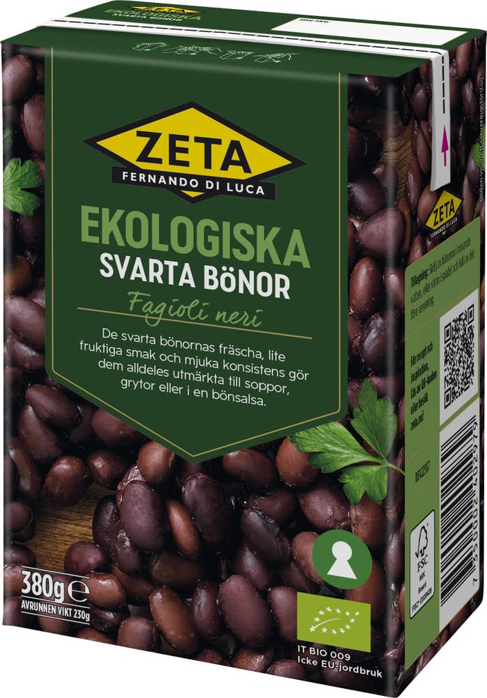 Zeta Svarta Bönor EKO