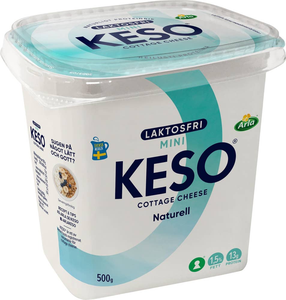 KESO® Cottage Cheese Naturell Mini 1,5% Laktosfri